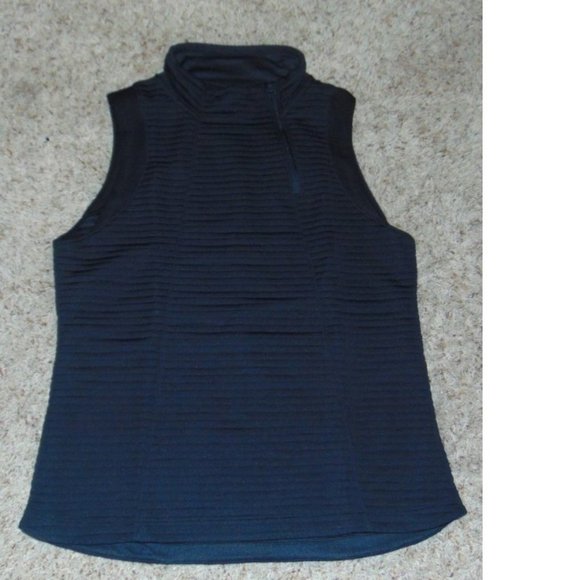 Womens Under Armour Vest M Black Daytona Storm Moisture Wicking Running Fleece - Picture 7 of 7